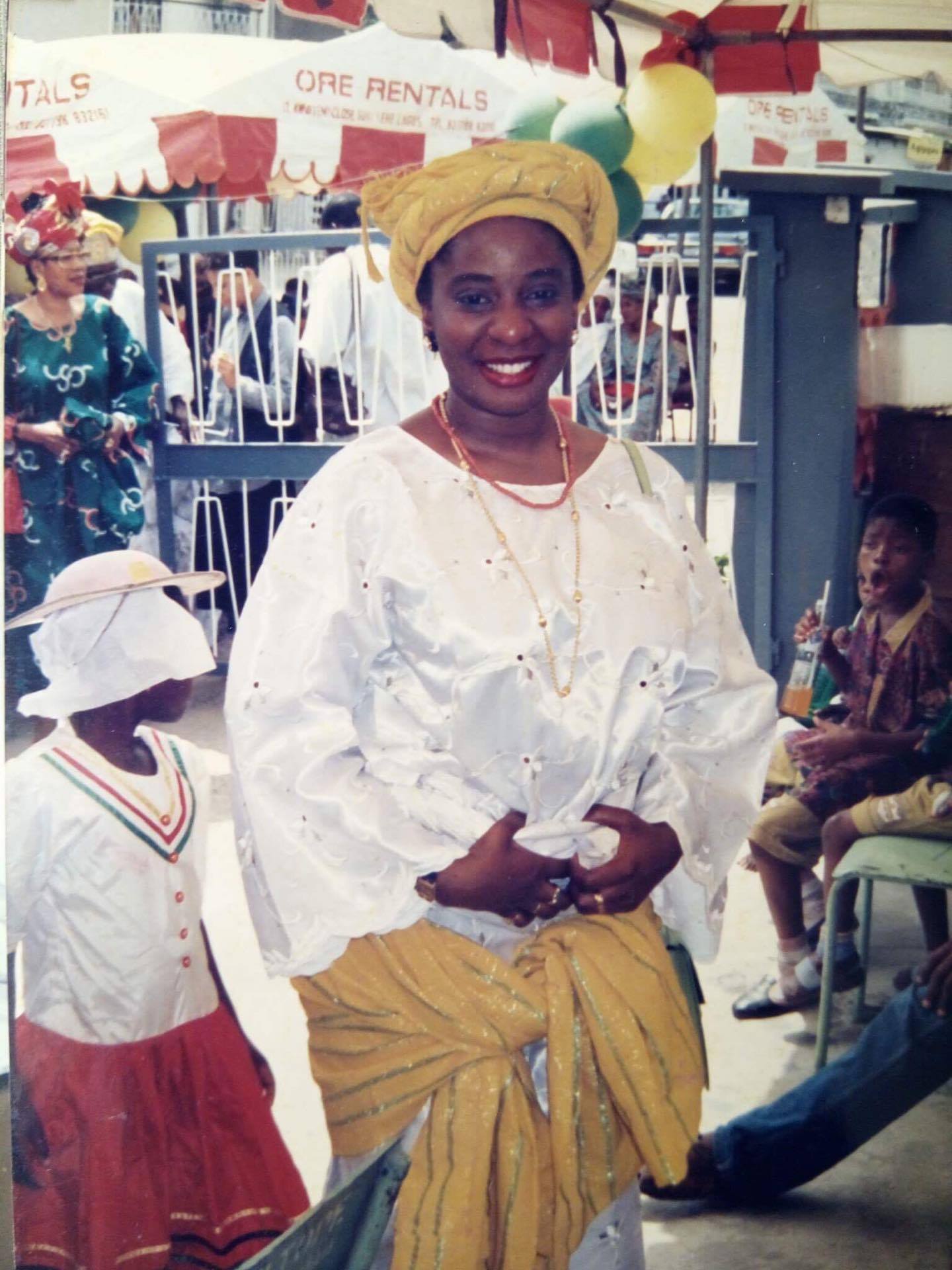 Yinka at Yewande's engagement